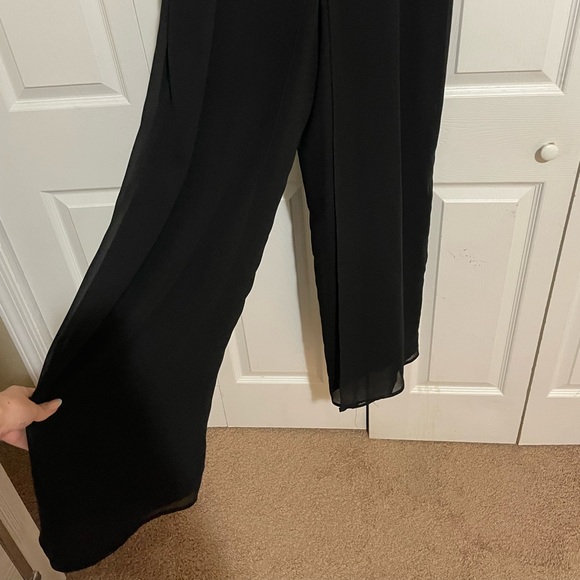 Black Strapless Jumpsuit - Picture 4 of 9